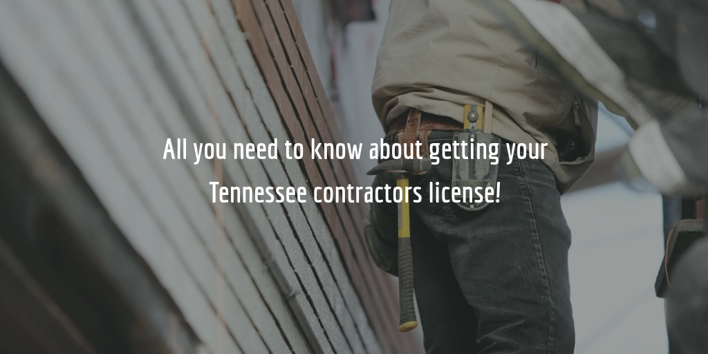 how to get a tennessee contractors license