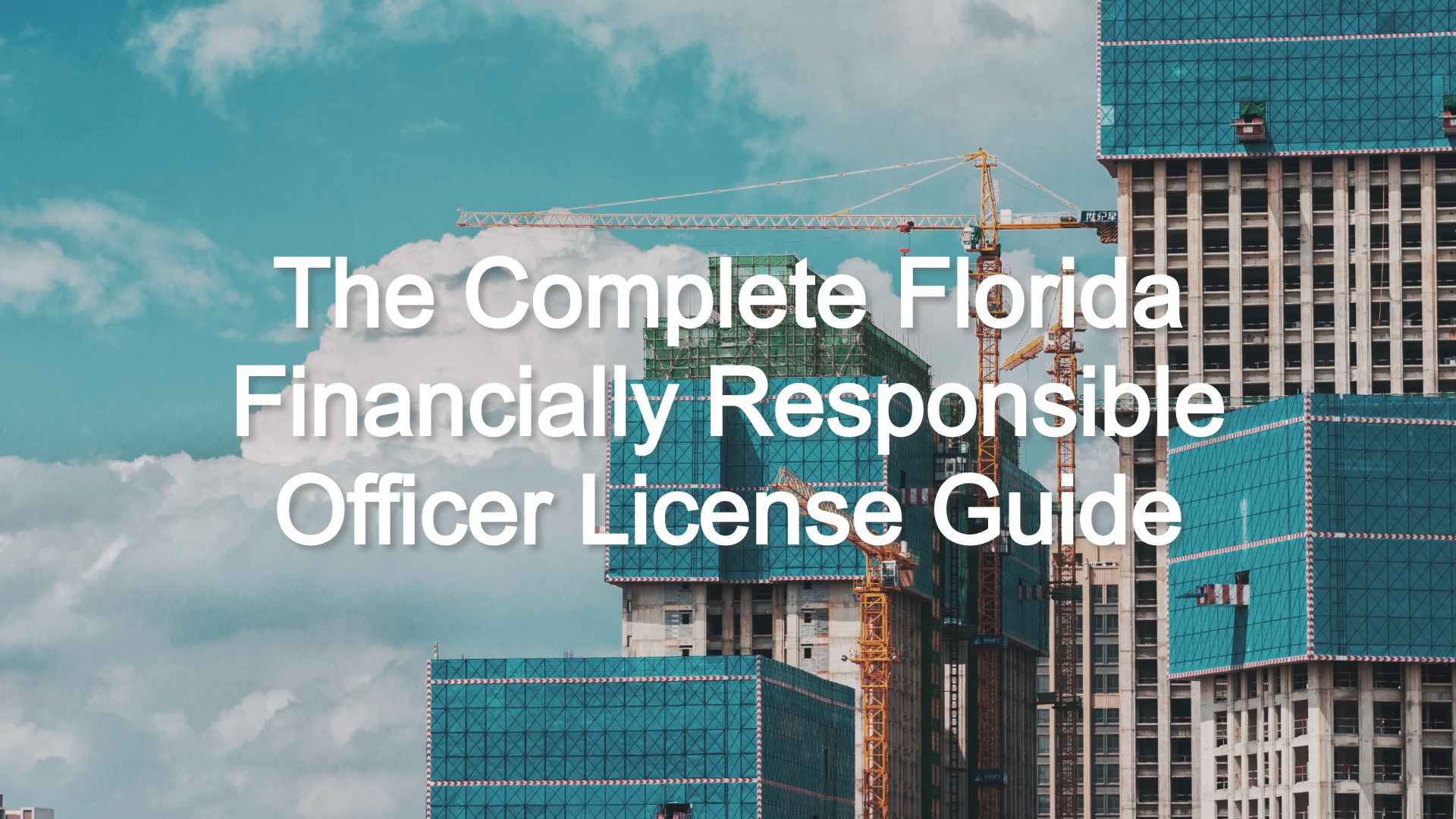 florida financially responsible officer