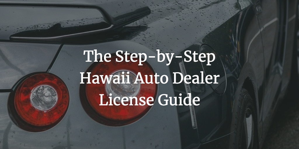 hawaii auto dealer license