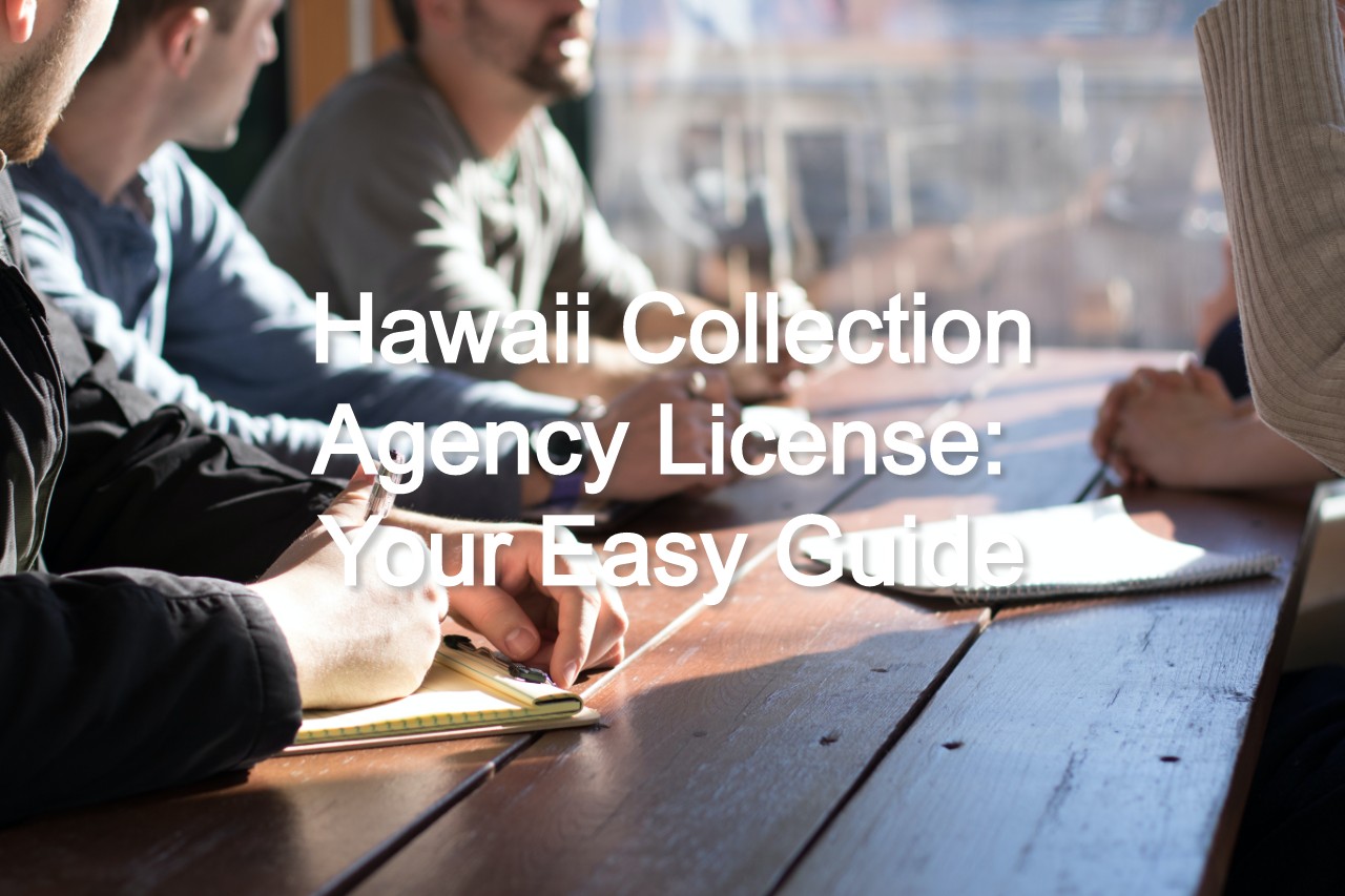 hawaii collection agency license
