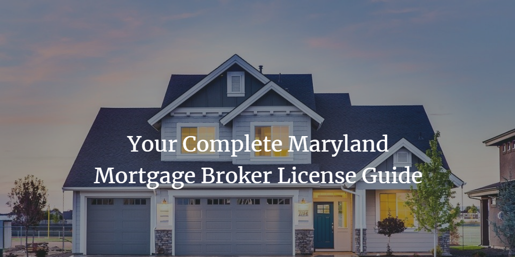 maryland mortgage broker license
