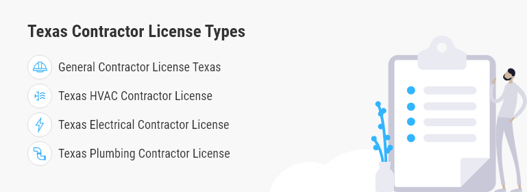 texas contractor license types