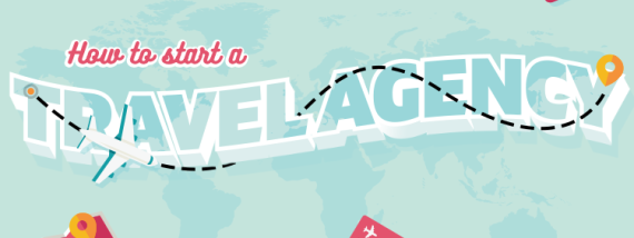 how to start a travel agency infographic