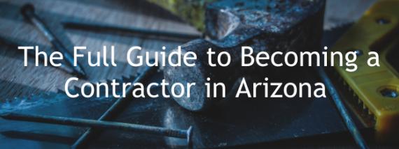 Arizona contractor license guide