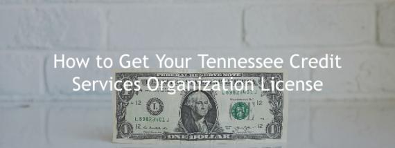 Tennessee Credit Services Organization License